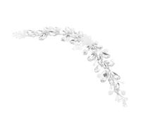 LOORGVEL Crystal Bridal Vine Headpiece with Sparkly Rhinestones for Weddings Boho Bridal Hair Accessory Floral Hair Vine for Brides and Formal Events