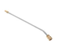 LOORGVEL Curved Stainless Steel High Pressure Washer Lance Extension with Quick Connect for Car Wash Equipment Home Cleaning and Agricultural Irrigation Accessory