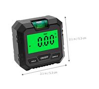 LOORGVEL Digital Angle Gauge Protractor Inclinometer with Built in Magnet Portable Level Box for Carpentry Building Masonry Automotive Measurement Tool