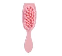 LOORGVEL Dog Bathing Brush for Pets with Silicone Handle, Gentle Grooming and Massage Features, for Bath Time and Grooming, Cute Pink Design for Effective Hair Care and Cleaning