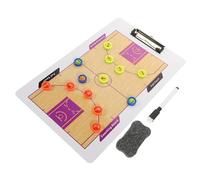 LOORGVEL Double Sided Basketball Coaching Board Magnetic Dry Erase Clipboard Sturdy Whiteboard for Coaches Training Strategy Demonstration and Player Instruction Random Color