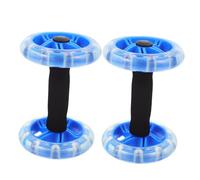 LOORGVEL Dual Wheel Ab Wheel for Core Strengthening and Tummy Shaping Non Slip Handles Durable Lightweight Fitness Device for Men and Women Calorie Burning Exercise Equipment