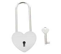 LOORGVEL Durable Heart Shaped Padlock Travel Lock for Suitcases Diaries Rustproof Small Security Lock for Couples Wishing Tree and Outdoor Use