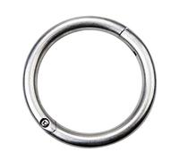 LOORGVEL Durable Stainless Steel Cattle Nose Ring Large Livestock Traction Tool for Easy Farm Management and Safe Cow Handling