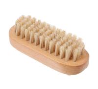 LOORGVEL Durable Wood Handle Nail Cleansing Brush with Stiff Bristles for Nail Art and Dust Removal Portable Scrub Brush for Home Use