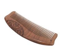 LOORGVEL Ebony Comb Indian Head Massage Scalp Massager Wooden Hair Scalp Massager for Hair Growth Comb