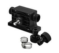 LOORGVEL Electric Drill Drive Round Pump Large Flow Water and Oil Transfer Pump with Connectors Portable Corrosion Resistant and Fluid Transfer