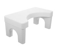 LOORGVEL Ergonomic Bathroom Foot Stool for Adults Non Slip Squatting Toilet Step Stool Lightweight Compact Potty for Comfortable Sitting and Improved Posture in Home Bathrooms