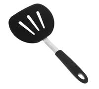 LOORGVEL Ergonomic Multi-Function Silicone Spatula High-Temperature Resistant Slotted Turner for Non-Stick Cookware Kitchen Cooking Utensil Safe Food-Grade Material
