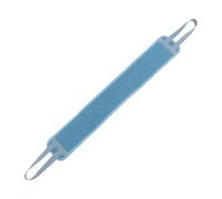 LOORGVEL Exfoliating Back Scrubber with Handle for Home Use, Blue Back Bath Towel Made of Abrasive Polyester, Comfortable Grip for Effective Dead Skin Removal and Smooth Skin