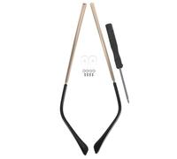 LOORGVEL Eyeglasses Arm Replacement Metal Temple Arms Collision Resistance Universal Fit for Glasses Repair