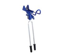 LOORGVEL Fishing Rod Rack with Night Shockproof and Anti-skid Fishing Rod Holder with Rotatable Base Blue