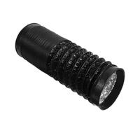 LOORGVEL Flexible Insulated Aluminum Dryer Vent Hose PVC Black Reinforced Air Ducting for High Temperature Resistance and Optimized Heat Venting Portable Exhaust Hose for Tumble Dryer and