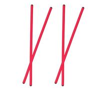 LOORGVEL Flexible Red Walking Cane Holder 4Pcs 43X1.3Cm for Wheelchair Walker Table Edge, Easy Attach Walking Stick Rack for Mobility Scooter and Folding Wheelchair Users