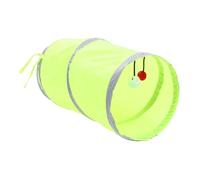 LOORGVEL Foldable Pink Cat Tunnel Interactive Play Tube for Indoor and Outdoor Pets Kitten Channel Tunnel Stimulates Active Play and Strengthens Owner