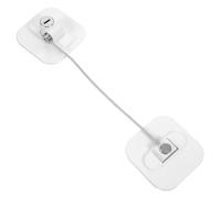 LOORGVEL Fridge Lock Punch-Free Combination Code Refrigerator Safety Lock Multi-Function for Home Use White Square