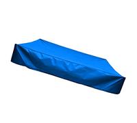LOORGVEL Garden Cover Blue Foldable Sandbox Shade for Outdoor Courtyard Dustproof Protective Cover for Small Bathtub and Playpit