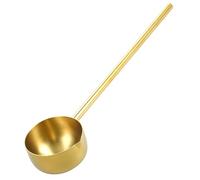 LOORGVEL Garden Water Bailer Kitchen Utensils Stainless Steel Serving Ladle with Extended Long Handle Stylish Easy-to-Use Design for Garden and Kitchen Tasks