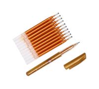 LOORGVEL Glitter Gel Pen Refills with Penholder Fine Tip for Copying Scriptures and Handwriting Lightweight and Smooth Writing Refills with Penholder for Long-Term Use and