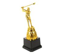 LOORGVEL Gold Champion Golf Trophy Plastic Cup Award for Tournaments Competitions Parties Adults with Professional Design and Portable Lightweight Build