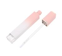 LOORGVEL Gradient Pink Lip Gloss Tubes Refillable Plastic Lip Balm Containers Wand 10pcs Mini Cosmetic Tubes for Diy Makeup Travel Use