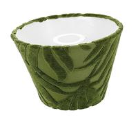 LOORGVEL Green Fabric Table Lamp Shade Decorative Concave Convex Texture Desk Lampshade for Bedroom Living Room Study Durable Dust Replacement Cover for Home Hotel