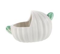 LOORGVEL Hamster Ceramic Sand Bath Container with Cactus Design, Small Portable Pet Sand Bathtub for Dust Bathing, Reusable Hamster Toilet and Hideout Suitable for Small Animals