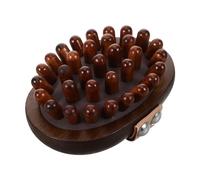LOORGVEL Handheld Wooden Meridian Massage Brush Ergonomic Body Scrubber for Abdomen and Legs Multipurpose Acupoint Massager for Relaxation and Circulation Spa Tool for Home Use
