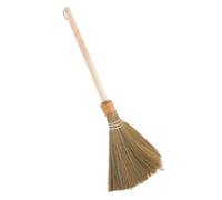 LOORGVEL Handwoven Corn Whisk Broom with Detachable Handle Soft Sweeping Brush for Indoor Cleaning in Living Bedroom Kitchen Natural Material for Versatile Dust Removal and Easy Storage