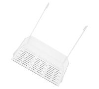 LOORGVEL Hanging Turtle Basking Platform Medium-Large Acrylic Climbing Island Hooks for Aquarium Terrarium Tortoise Resting Terrace Suitable for Aquatic Turtles and Reptiles