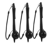LOORGVEL Hard-tip Stylus Pens Anti-lost Spring Rope and Base Resistive Screen Writing Touch Pens 3 Pcs with Multifunctional Design for Tablets, for Studying and Office Work