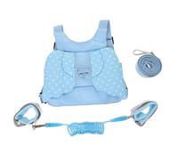 LOORGVEL Harness Leash with Lost Wrist Link Safety Walking Reins for Boys and Blue Backpack Strap for Secure Outdoor Exploration and Freedom