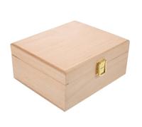 LOORGVEL High Grade Small Wooden Jewelry Box with Fine Texture Hand-polished Solid Wood Storage Case for Jewelry Candy Creative Packing Box