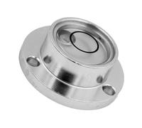 LOORGVEL High Precision Mini Circular Bubble Level Stainless Steel Small Camper Spirit Level Multi Directional Measuring Tool for Accurate Horizontal Alignment