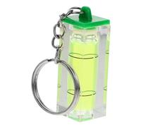 LOORGVEL High-Precision Pocket Spirit Level Keychain with Bubble Level for Car Keys and Bag Decoration Portable Tool for Accurate Measurements Random Color