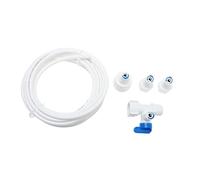 LOORGVEL Ice Maker Line Connector Kit with Sturdy Pe Water Hose and Complete Configuration for Efficient Working Performance and Easy Replacement in Ice Machines