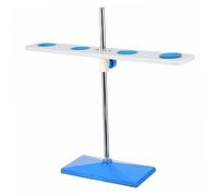 LOORGVEL Iron Funnel Stand with Coated Finish Stable Test Funnel Holder Rack for Laboratory Experiments for Science Labs and Schools