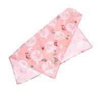 LOORGVEL Japanese Style Meal Box Packing Cloth Pink Handkerchief Wrapping Fabric for Bento Gift Box Lunch Decor and Table Mat Easy to Clean Single