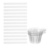 LOORGVEL Ketone and Cups 50pcs Set for Home Use, Urinary Ketone Monitoring Paper for Fat Loss Detection, Kidney Level for Daily Health Analysis