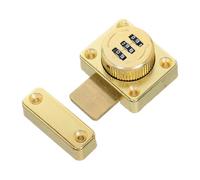 LOORGVEL Keyless Combination Cabinet Door Lock Installation Slide Latch Lock for Wardrobes Closets and Furniture Fit Easy Setup Password Locker Security