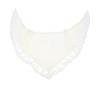 LOORGVEL Lace Triangle Head Bandana for Women Soft Comfortable Floral Hair Scarf Kerchief Elegant Minimalist Hair Accessory Breathable Fabric Suitable for Daily Wear and Outfits