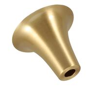 LOORGVEL Lamp Socket Brass Pendant Light Holder Pure Copper Trumpet Base Decorative Bulb Adapter Cover for Ceiling Lighting DIY Replacement