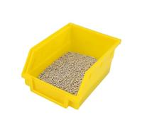 LOORGVEL Large Hamster Bath Basin Plastic Toilet for Small Pets Easy-clean Bath Sand Container with Slope Opening Suitable for Gerbils Mice and Hamsters Random Color Random Color