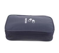 LOORGVEL Large Portable Medicine Organizer Bag Oxford Cloth Emergency Kit for Home Travel Outdoor with Handle Lightweight Wear Resistant Tear Resistant Storage Pouch
