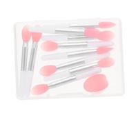 LOORGVEL Lip Scrub Brush Lip Mask Brush Tool Silicone Makeup Tool Soft Reusable Applicator for Girls Portable Dustproof Protective Case for Sleep