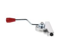 LOORGVEL Manual Marine Outboard Throttle Controller Lever Silver Push-Pull Handle for Mixer Truck Engine Control Replacement with Bent Rod for Marine Engine