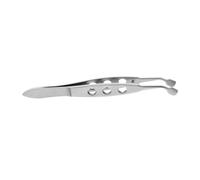 LOORGVEL Metal Eyelid Tweezer for Women Meibomian Gland Expressor Forceps Eyelid Gland Blockage Relief Tool for Eye Health and Comfort