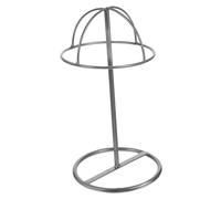 LOORGVEL Metal Hat Display Stand Iron Desktop Wig Holder with Dome Shape for Home and Shop Use Stable Freestanding Cap Display Rack for Hats Fedoras Bonnets and Wigs