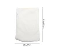 LOORGVEL Microfiber Facial Cleaning Gloves 6pcs Set Exfoliating Makeup Remover Face Wash Mitts for Shower and Skincare Black and White Colors