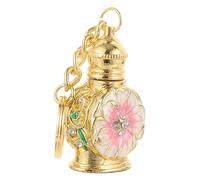 LOORGVEL Mini Refillable Perfume Bottle 3ml Zinc Alloy Small Fragrance Dispenser Middle East Travel Pocket Glass Scent Container for Oud and Sandalwood